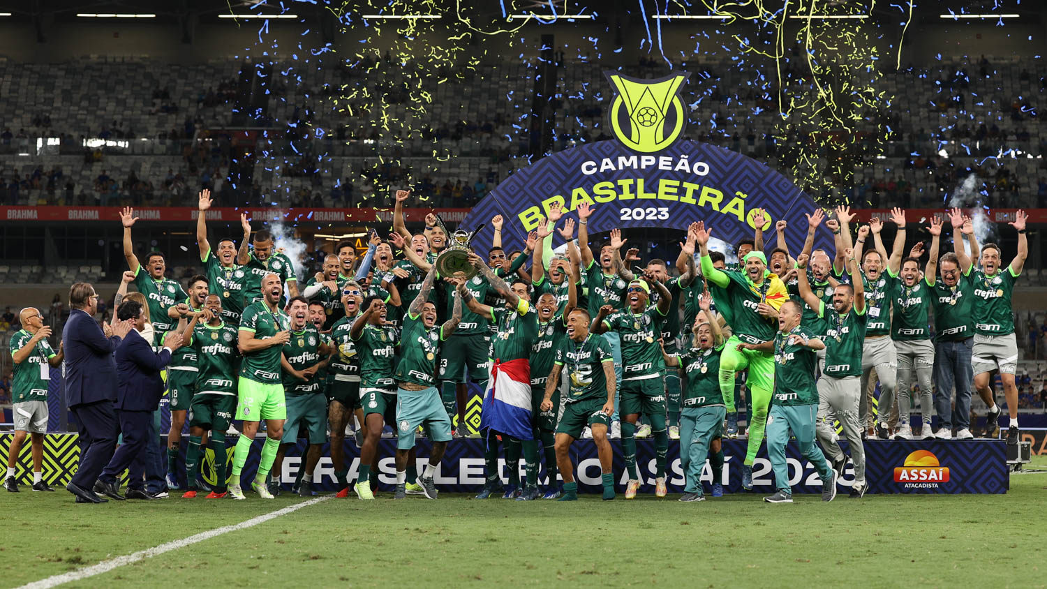 Palmeiras conquista o 12º Campeonato Brasileiro de sua história